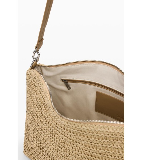 BOLSO HALF LOGO RAFFIA LEIRIA DESIGUAL