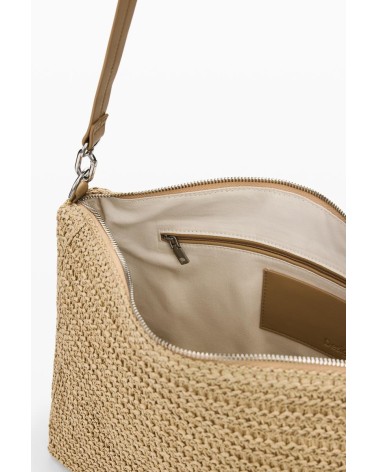 BOLSO HALF LOGO RAFFIA LEIRIA DESIGUAL