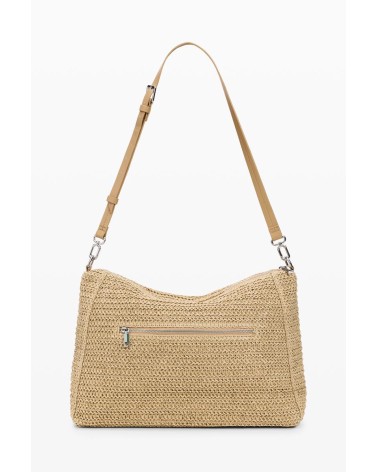 BOLSO HALF LOGO RAFFIA LEIRIA DESIGUAL