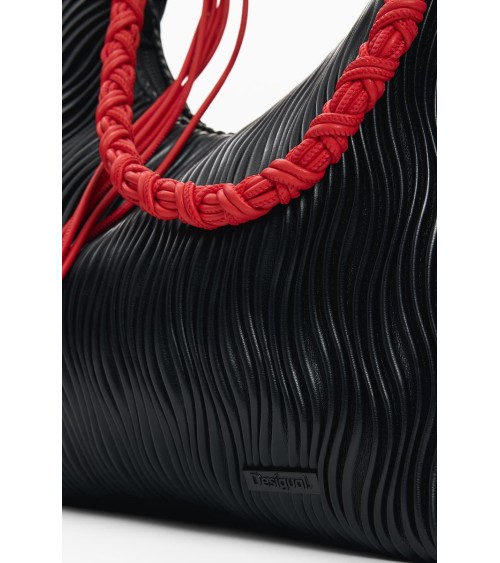 BOLSO LITIO SAMARRA NEGRO DESIGUAL