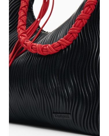 BOLSO LITIO SAMARRA NEGRO DESIGUAL