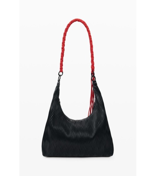BOLSO LITIO SAMARRA NEGRO DESIGUAL