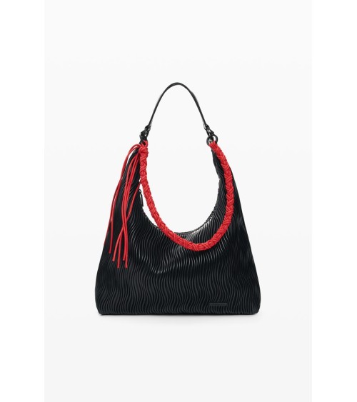 BOLSO LITIO SAMARRA NEGRO DESIGUAL