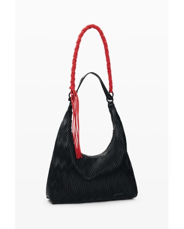 BOLSO LITIO SAMARRA NEGRO DESIGUAL