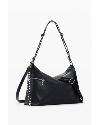 BOLSO HALF LOGO LEIRIA 2.0 NEGRO DESIGUAL