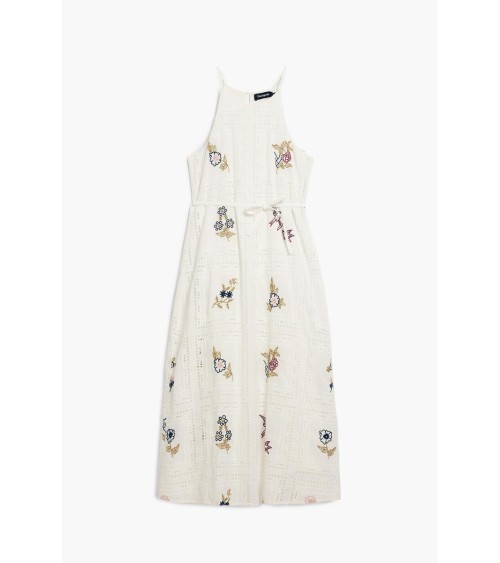 VESTIDO BOHI CON BORDADOS DESIGUAL