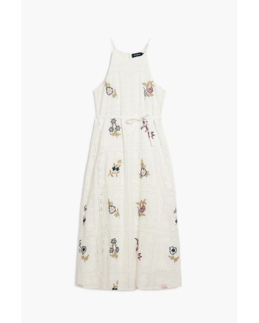 VESTIDO BOHI CON BORDADOS DESIGUAL