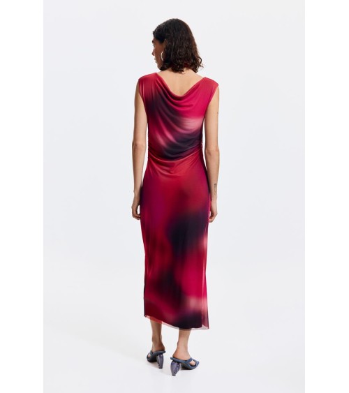 VESTIDO DRAPEADO MAINE DESIGUAL