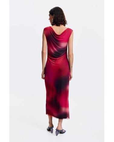 VESTIDO DRAPEADO MAINE DESIGUAL