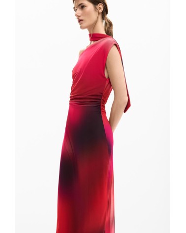 VESTIDO DRAPEADO MAINE DESIGUAL