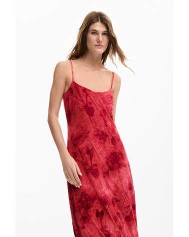 VESTIDO MADISON FLOCADO DESIGUAL