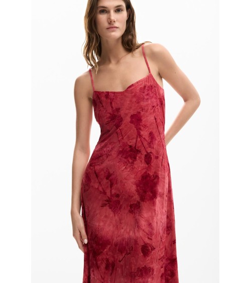 VESTIDO MADISON FLOCADO DESIGUAL