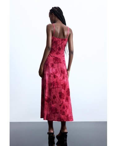 VESTIDO MADISON FLOCADO DESIGUAL