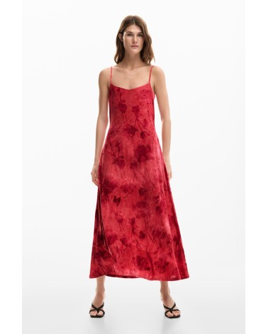 VESTIDO MADISON FLOCADO DESIGUAL