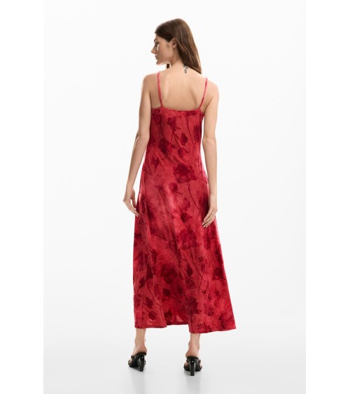 VESTIDO MADISON FLOCADO DESIGUAL