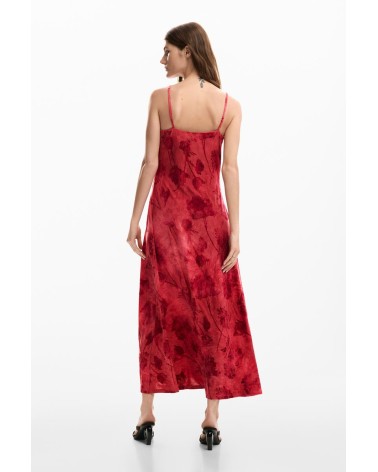 VESTIDO MADISON FLOCADO DESIGUAL