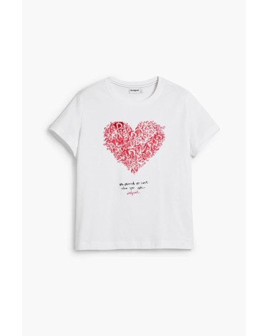 CAMISETA CORAZÓN DESIGUAL