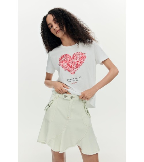 CAMISETA CORAZÓN DESIGUAL