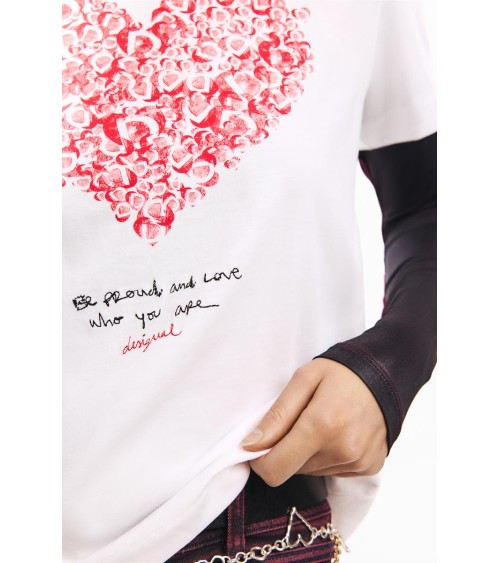 CAMISETA CORAZÓN DESIGUAL