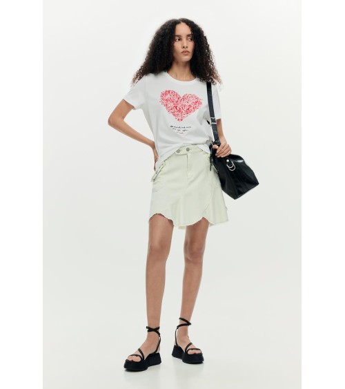 CAMISETA CORAZÓN DESIGUAL