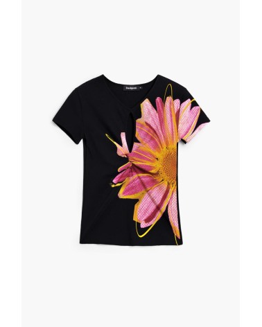 CAMISETA DUBLIN ACANALADA DESIGUAL