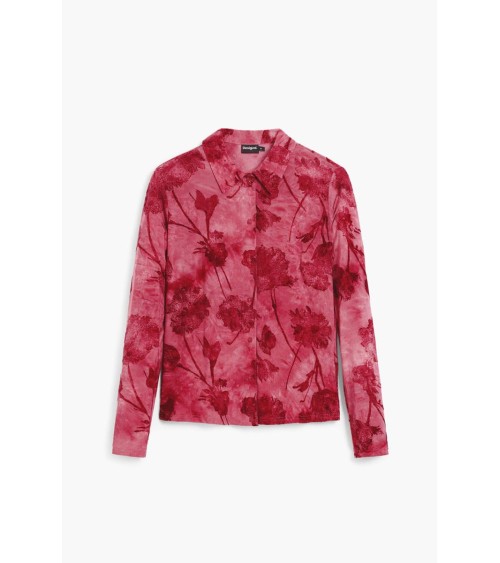 BLUSA LONDRES FLOCADA DESIGUAL