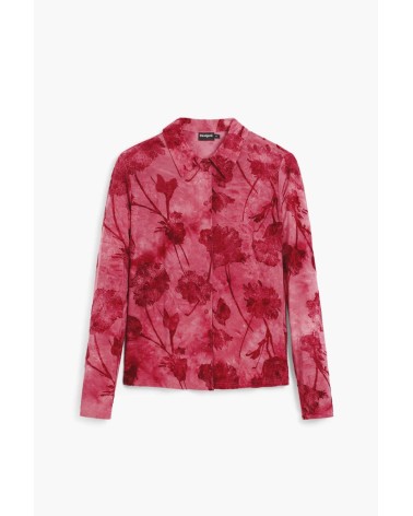 BLUSA LONDRES FLOCADA DESIGUAL