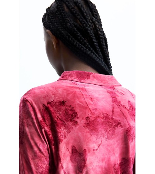 BLUSA LONDRES FLOCADA DESIGUAL