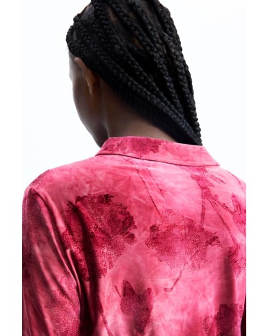 BLUSA LONDRES FLOCADA DESIGUAL