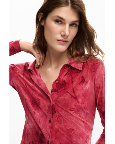 BLUSA LONDRES FLOCADA DESIGUAL