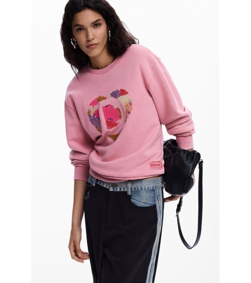 SUDADERA CHARLOTTE CON ABALORIOS DESIGUAL