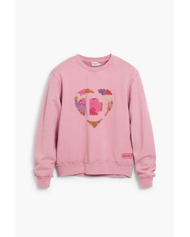 SUDADERA CHARLOTTE CON ABALORIOS DESIGUAL
