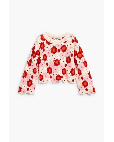 JERSEY NORUEGA DE CROCHET DESIGUAL
