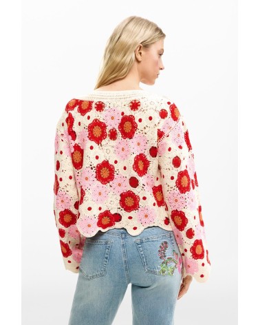 JERSEY NORUEGA DE CROCHET DESIGUAL