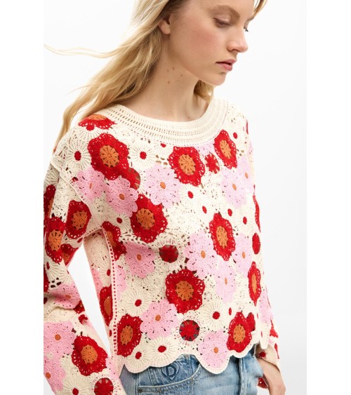 JERSEY NORUEGA DE CROCHET DESIGUAL
