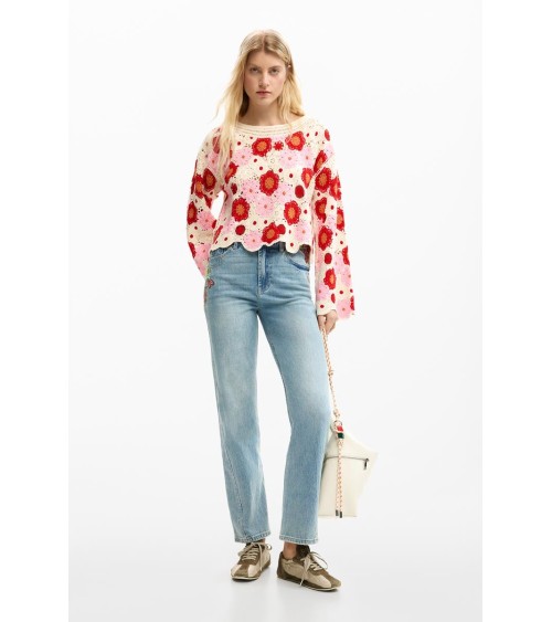 JERSEY NORUEGA DE CROCHET DESIGUAL