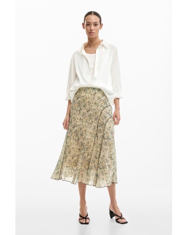 FALDA RISHIT ESTAMPADA DESIGUAL