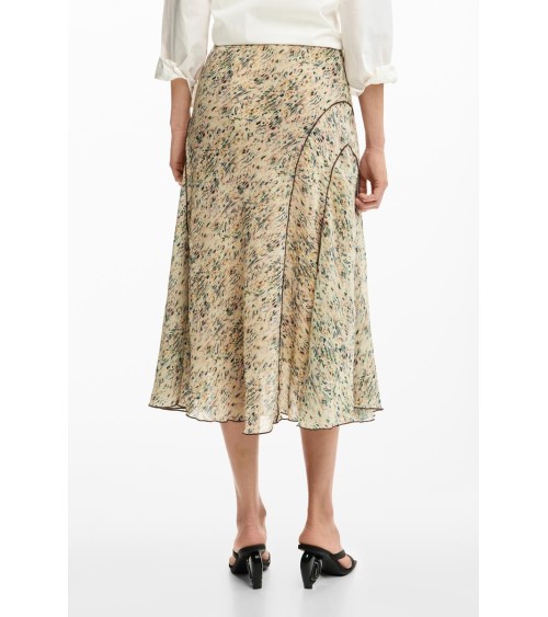 FALDA RISHIT ESTAMPADA DESIGUAL