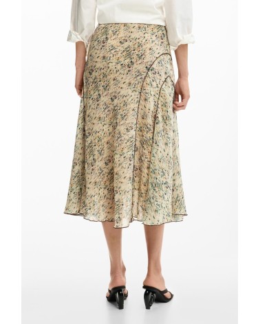 FALDA RISHIT ESTAMPADA DESIGUAL