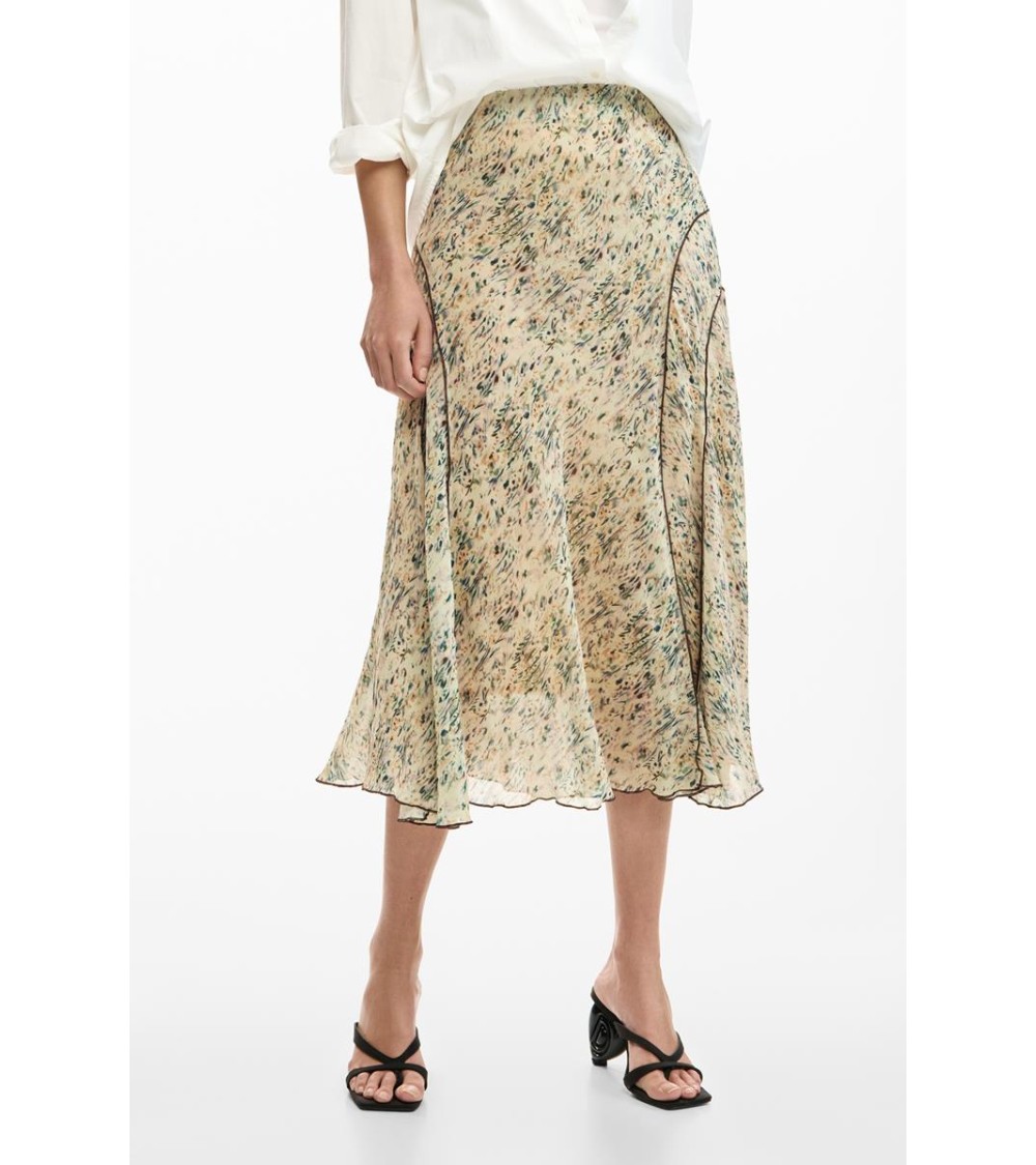 FALDA RISHIT ESTAMPADA DESIGUAL