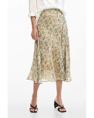 FALDA RISHIT ESTAMPADA DESIGUAL