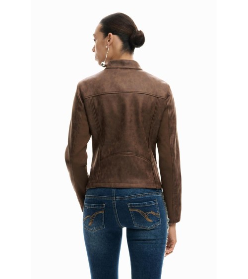 CAZADORA CUELLO MAO DESIGUAL