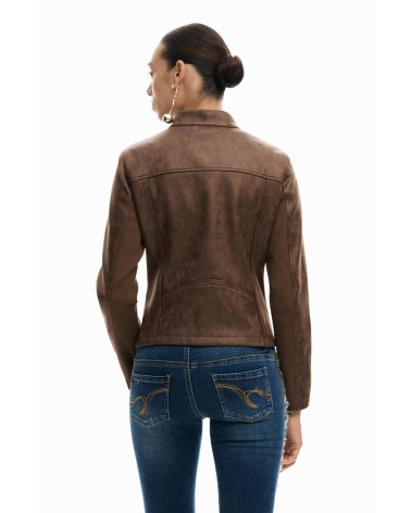 CAZADORA CUELLO MAO DESIGUAL