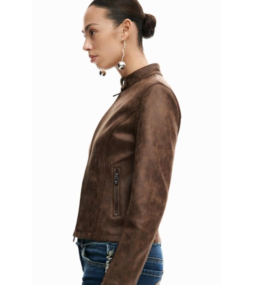 CAZADORA CUELLO MAO DESIGUAL