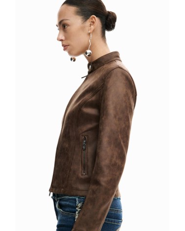 CAZADORA CUELLO MAO DESIGUAL