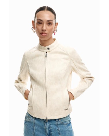 CAZADORA CUELLO MAO DESIGUAL
