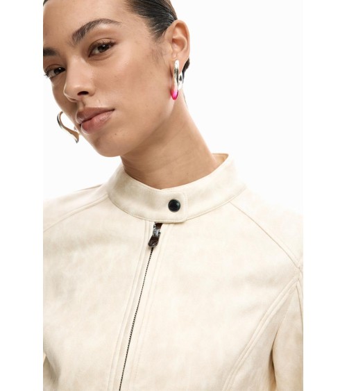 CAZADORA CUELLO MAO DESIGUAL