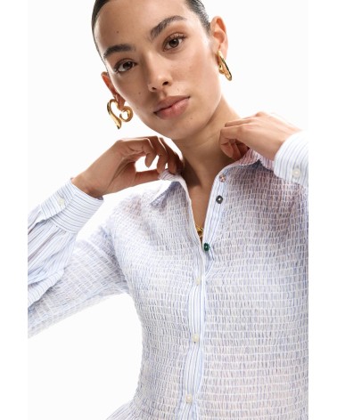 CAMISA MURI FRUNCIDA DESIGUAL