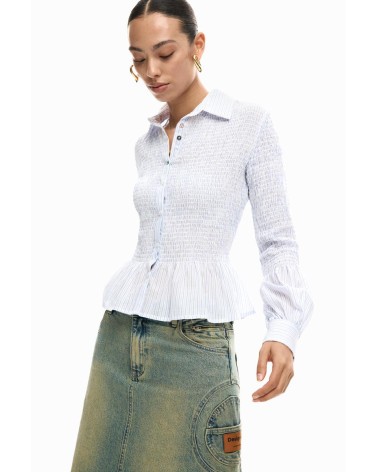 CAMISA MURI FRUNCIDA DESIGUAL