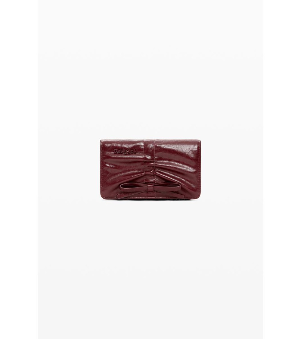 CARTERA RODIO EMMA 2.0 BURGUNDY DESIGUAL